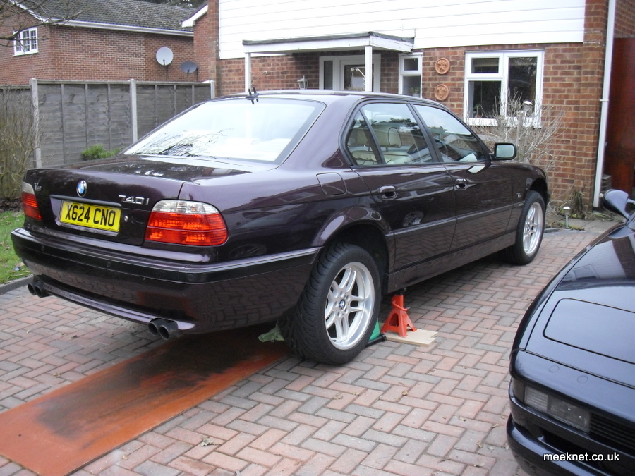 Using axle stands bmw